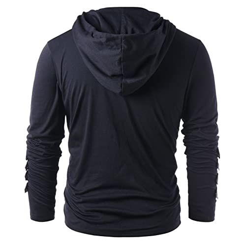 men hooded shirt